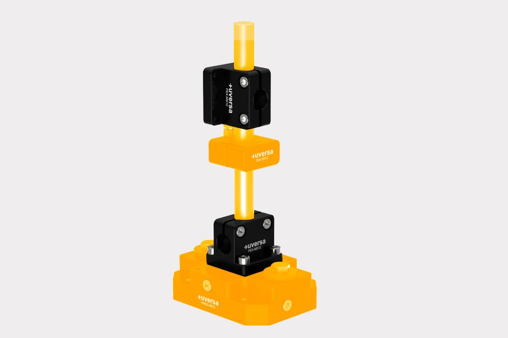 uversa PEX-MS12 mono socket in a modular column assembly