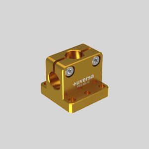 uversa PEX-MS12 mono socket for 12 mm columns, gold anodized