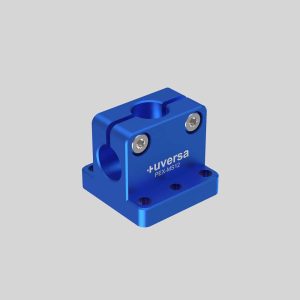 uversa PEX-MS12 mono socket for 12 mm columns, blue anodized