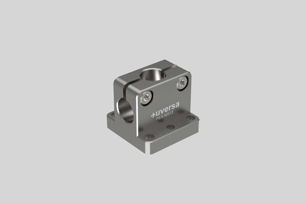 uversa PEX-MS12 mono socket for 12 mm columns, SurTec 650 ESD-conductive finish
