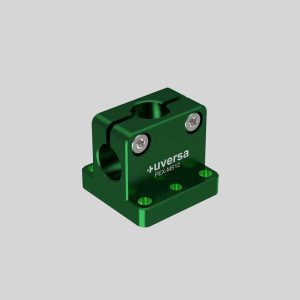 uversa PEX-MS12 mono socket for 12 mm columns, green anodized
