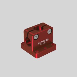 uversa PEX-MS12 mono socket for 12 mm columns, red anodized