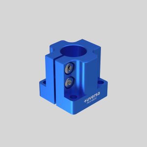 uversa PEX-MS20 mono socket for 20 mm columns, blue anodized