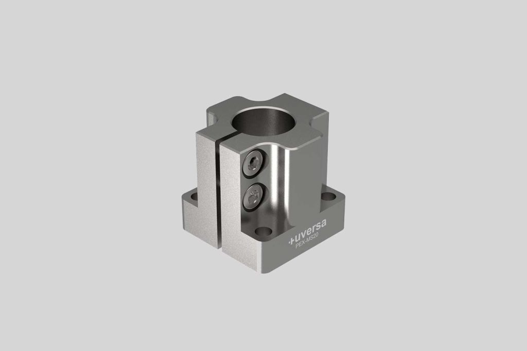 uversa PEX-MS20 mono socket for 20 mm columns, SurTec 650 ESD-conductive finish