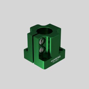 uversa PEX-MS20 mono socket for 20 mm columns, green anodized