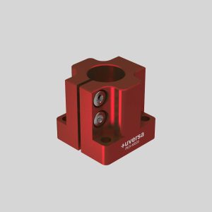 uversa PEX-MS20 mono socket for 20 mm columns, red anodized