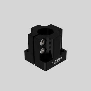 uversa PEX-MS20 mono socket for 20 mm columns, black anodized