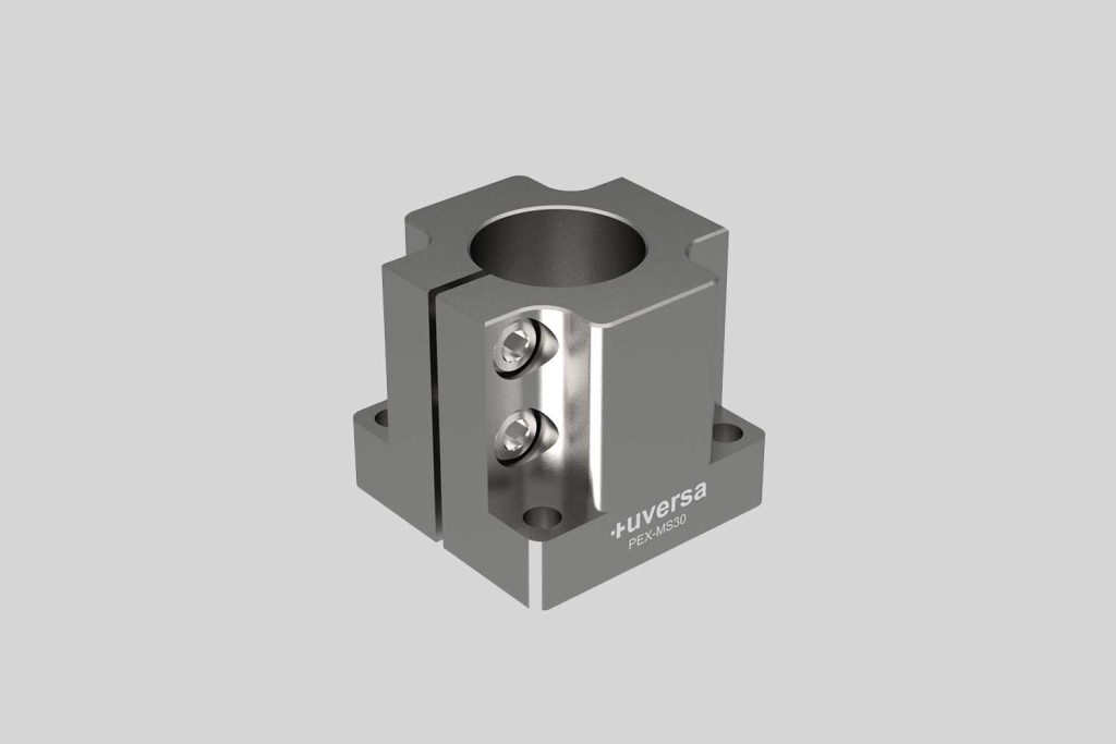 uversa PEX-MS30 mono socket for 30 mm columns, SurTec 650 ESD-conductive finish