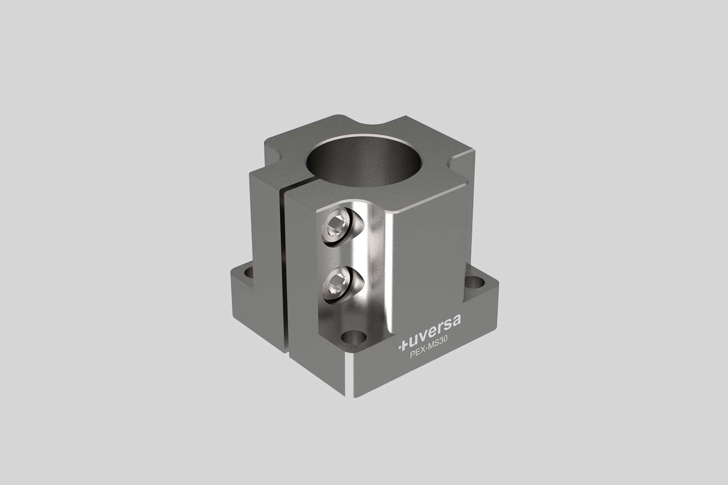 uversa PEX-MS30 mono socket for 30 mm columns, SurTec 650 ESD-conductive finish