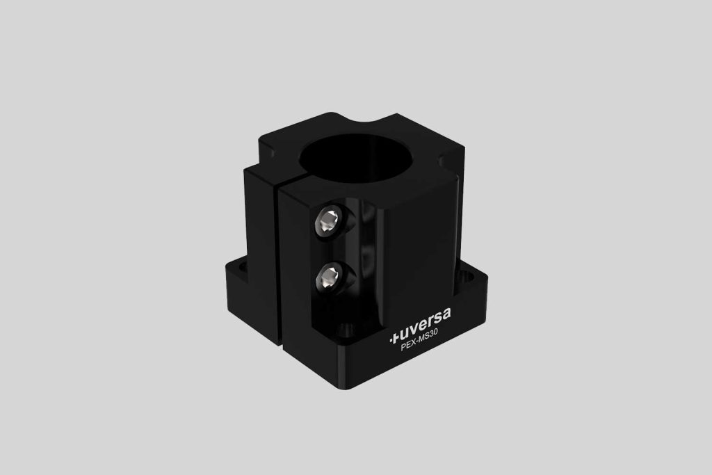 uversa PEX-MS30 mono socket for 30 mm columns, black anodized