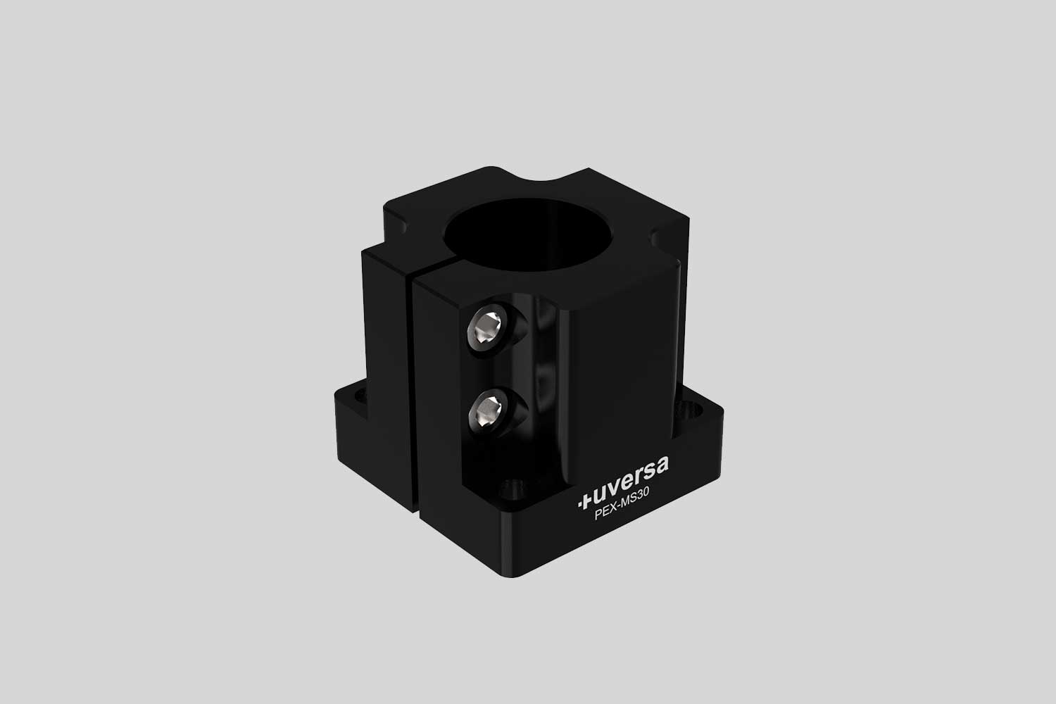 uversa PEX-MS30 mono socket for 30 mm columns, black anodized
