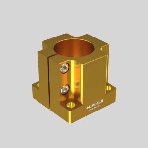 uversa PEX-MS40 mono socket for 40 mm columns, gold anodized