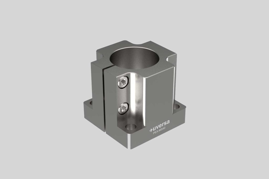 uversa PEX-MS40 mono socket for 40 mm columns, SurTec 650 ESD-conductive finish