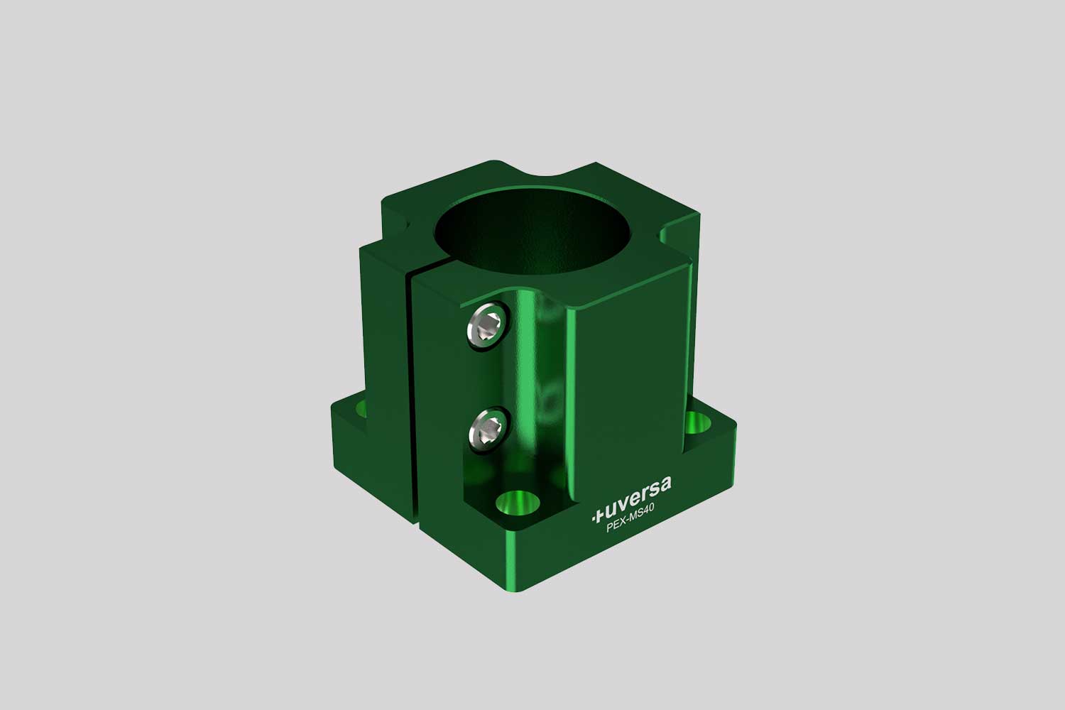 uversa PEX-MS40 mono socket for 40 mm columns, green anodized