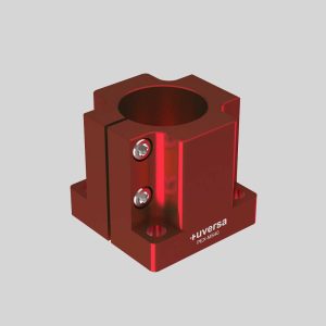 uversa PEX-MS40 mono socket for 40 mm columns, red anodized