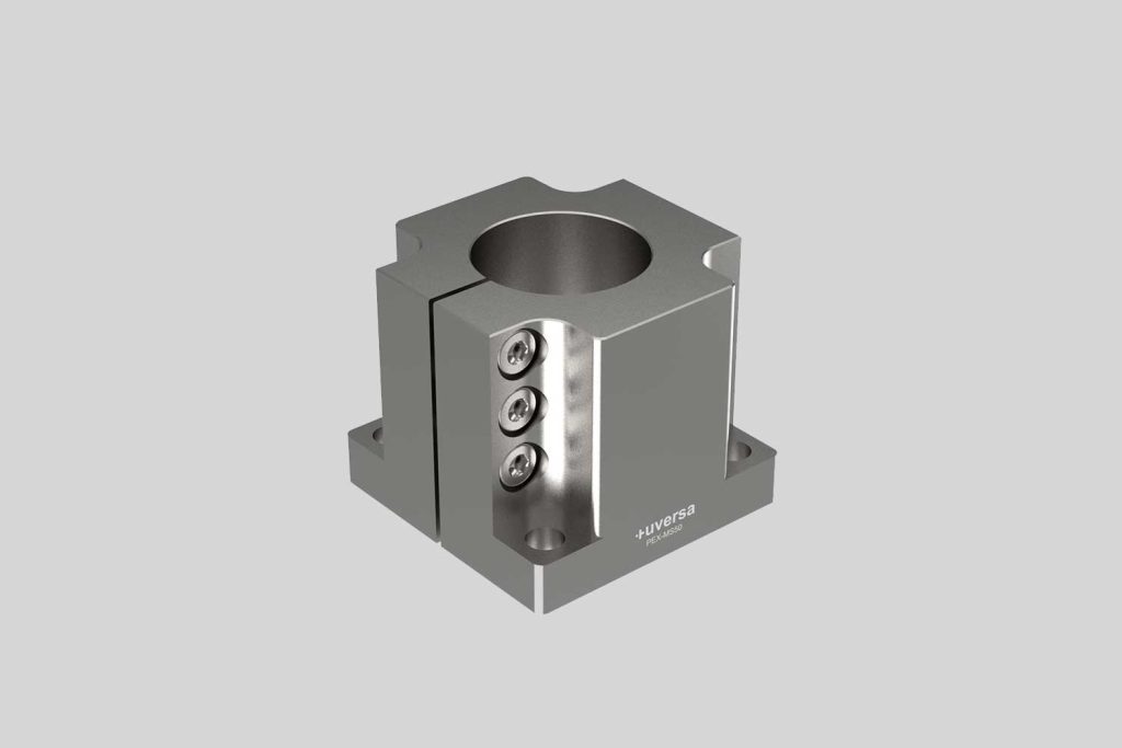 uversa PEX-MS50 mono socket for 50 mm columns, SurTec 650 ESD-conductive finish