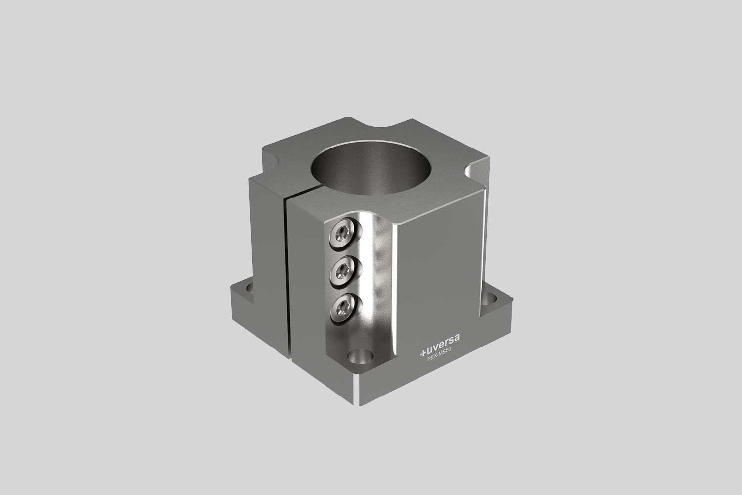 uversa PEX-MS50 mono socket for 50 mm columns, SurTec 650 ESD-conductive finish