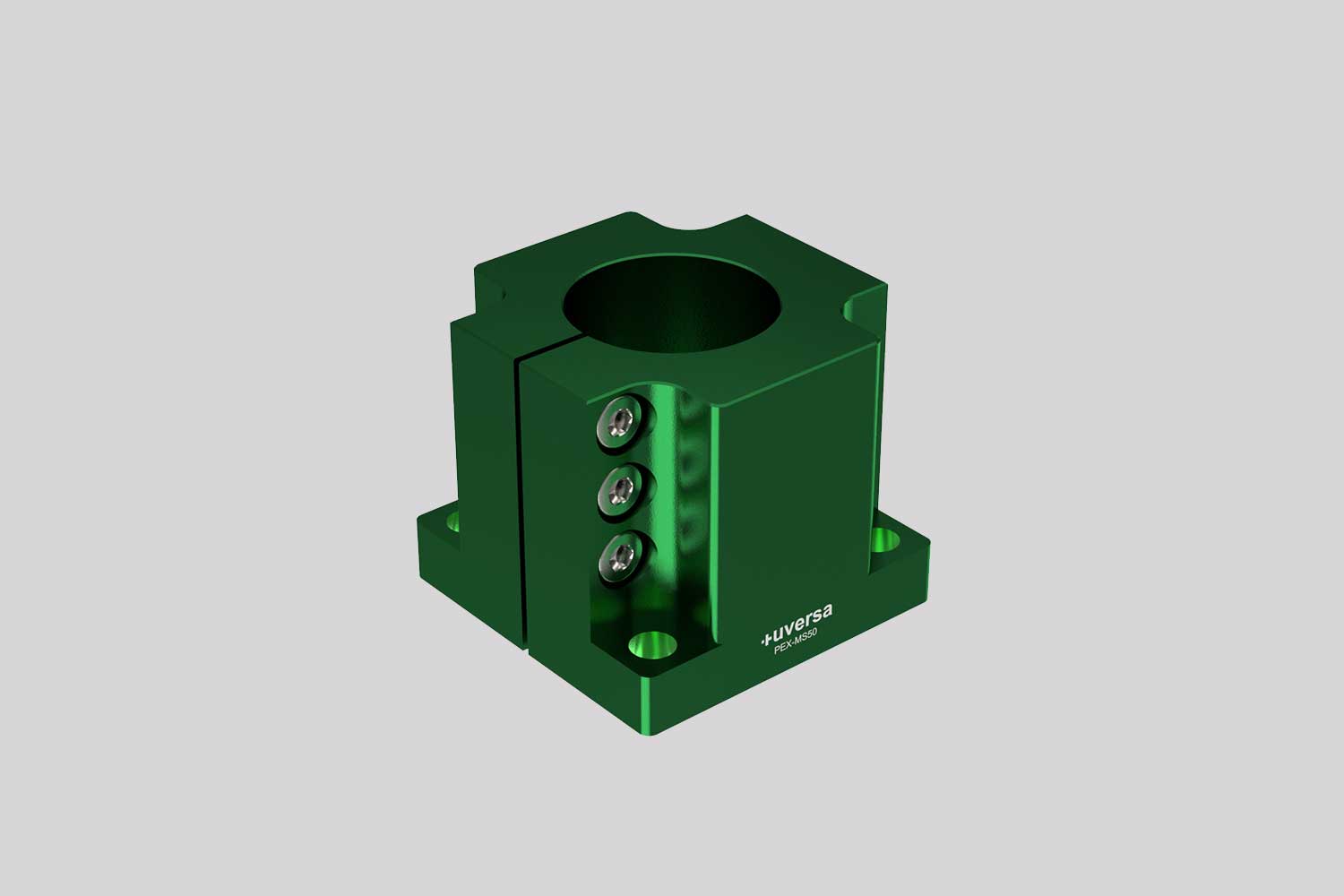 uversa PEX-MS50 mono socket for 50 mm columns, green anodized
