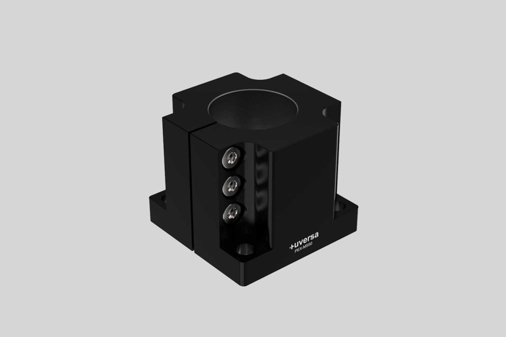 uversa PEX-MS50 mono socket for 50 mm columns, black anodized
