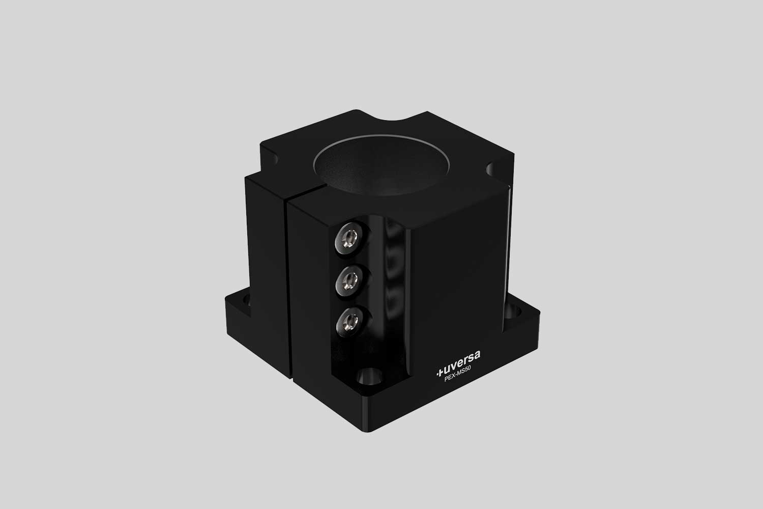 uversa PEX-MS50 mono socket for 50 mm columns, black anodized