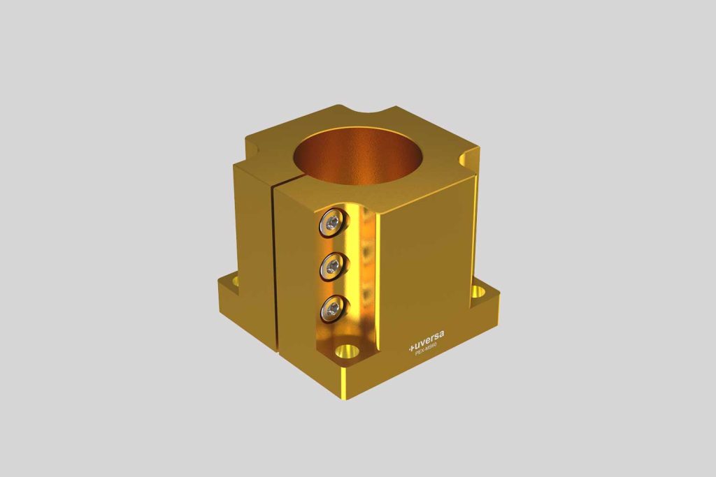uversa PEX-MS60 mono socket for 60 mm columns, gold anodized