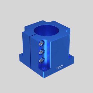 uversa PEX-MS60 mono socket for 60 mm columns, blue anodized