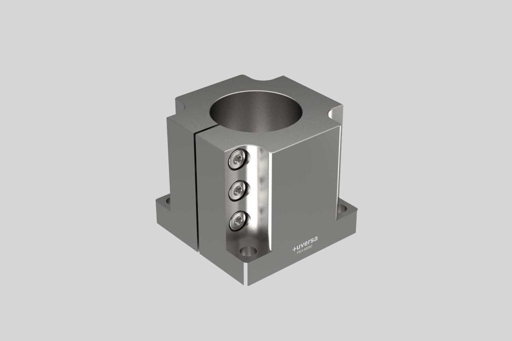 uversa PEX-MS60 mono socket for 60 mm columns, SurTec 650 ESD-conductive finish