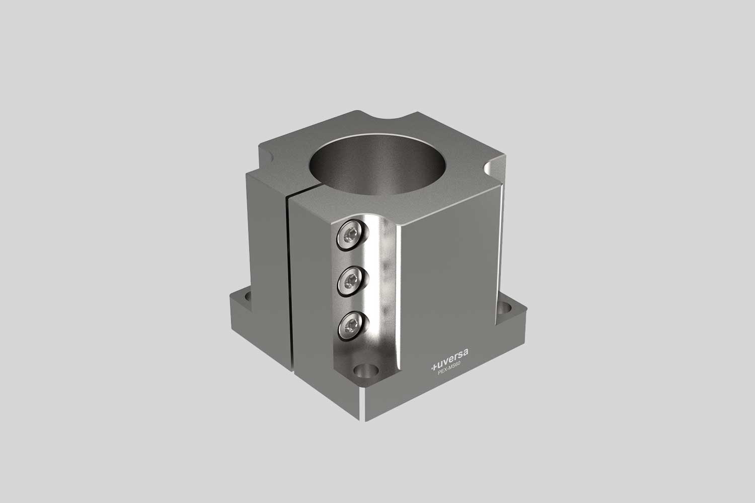 uversa PEX-MS60 mono socket for 60 mm columns, SurTec 650 ESD-conductive finish