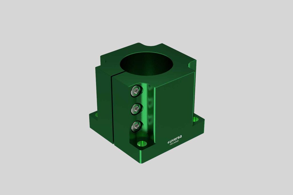 uversa PEX-MS60 mono socket for 60 mm columns, green anodized