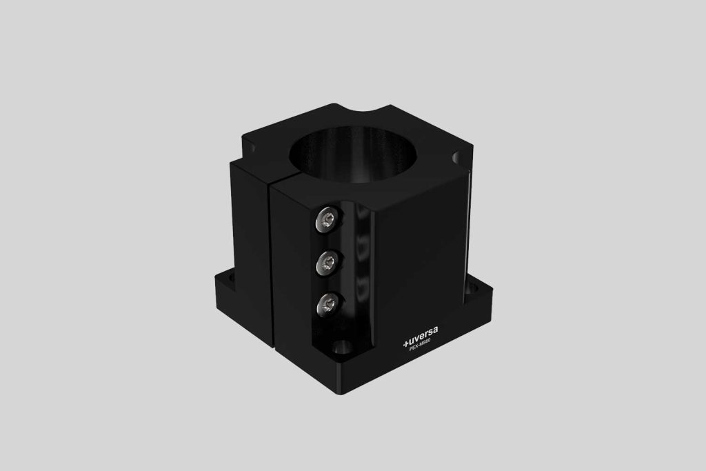 uversa PEX-MS60 mono socket for 60 mm columns, black anodized