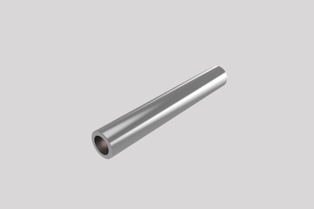 uversa VIA-HSE precision-ground stainless steel hollow column, 30 mm diameter, 200 mm length
