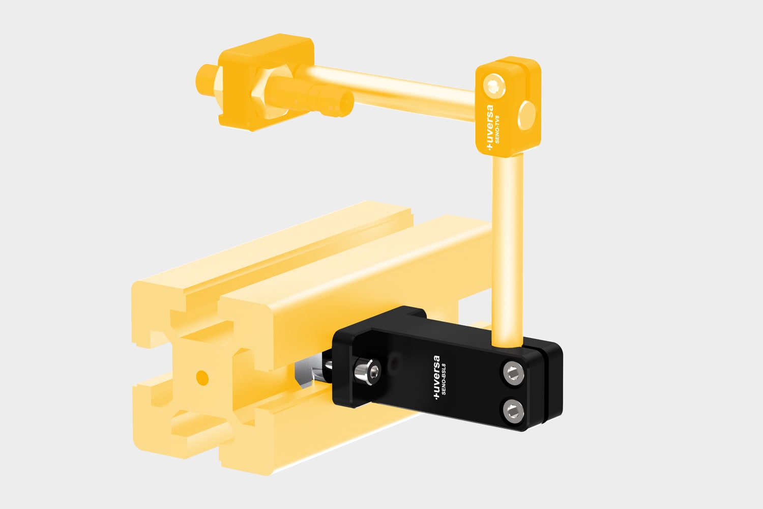 uversa SENO-BSL8 Long Belt Socket for mounting a 8 mm column to a conveyor system